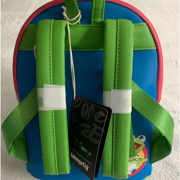 Loungefly Muppets Rainbow Connection Kermit Backpack Shoulder Bag Purse NWT main image 11